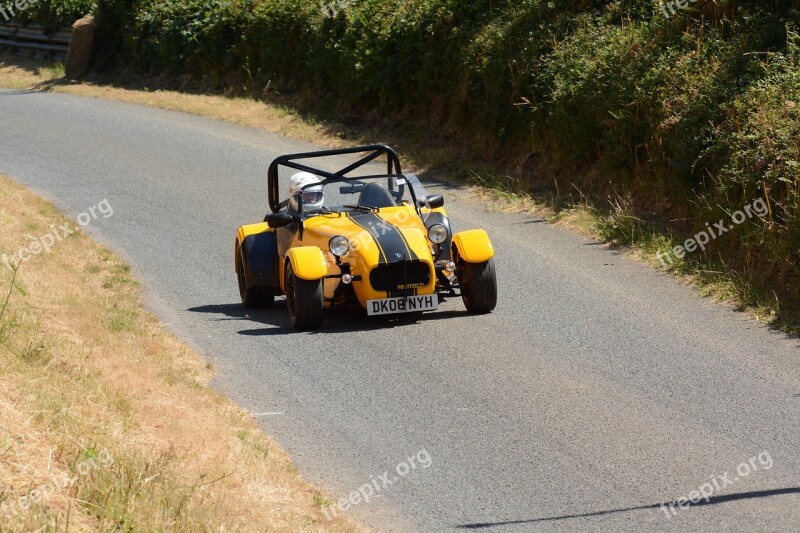 Caterham Race Car Competition Speed Hillclimb