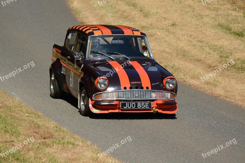 Ford Anglia Race Car Competition Speed