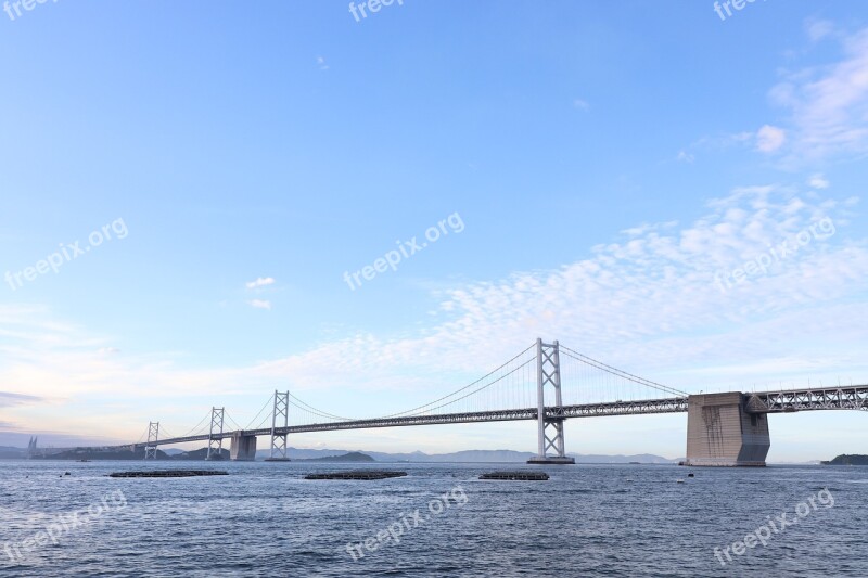 Scenery Bridge Seto-oohashi Landscape Seto Ohashi Bridge