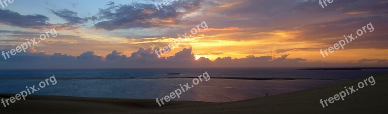 Atlantic Ocean France Dune Pyla Pilat