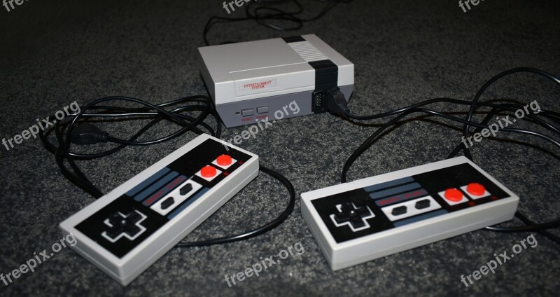 Nes Nintendo Gaming Play Video