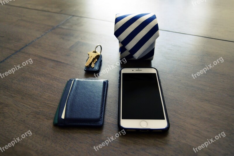 Tie Keys Wallet Phone Iphone