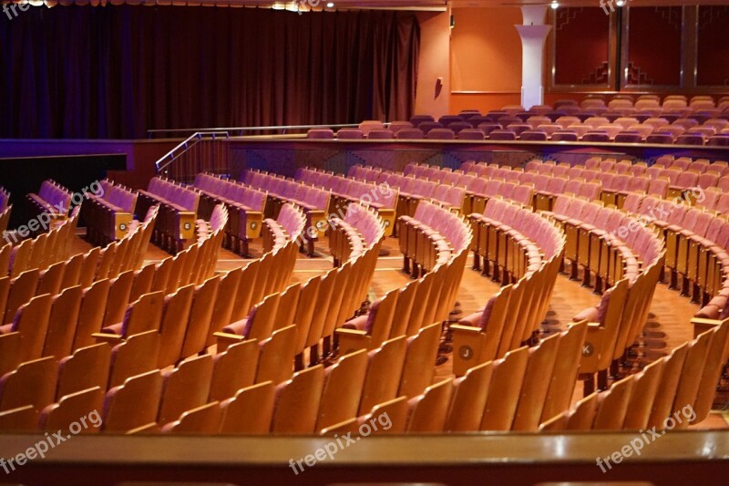 Auditorium Stage Seating Empty Show