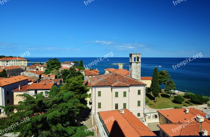 Vacations Istria Church Rovinj Free Photos