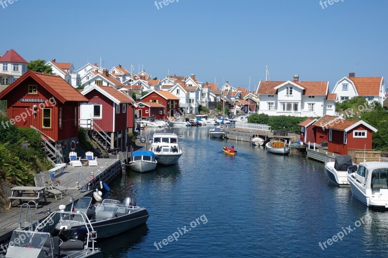 Grundsund The West Coast Summer Fishing Huts Free Photos