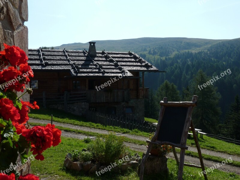 Alm Mountains Hut South Tyrol Free Photos