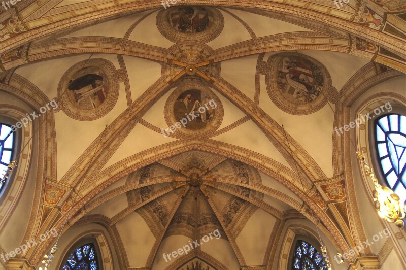 Church Ceiling Ornament Art Decoration