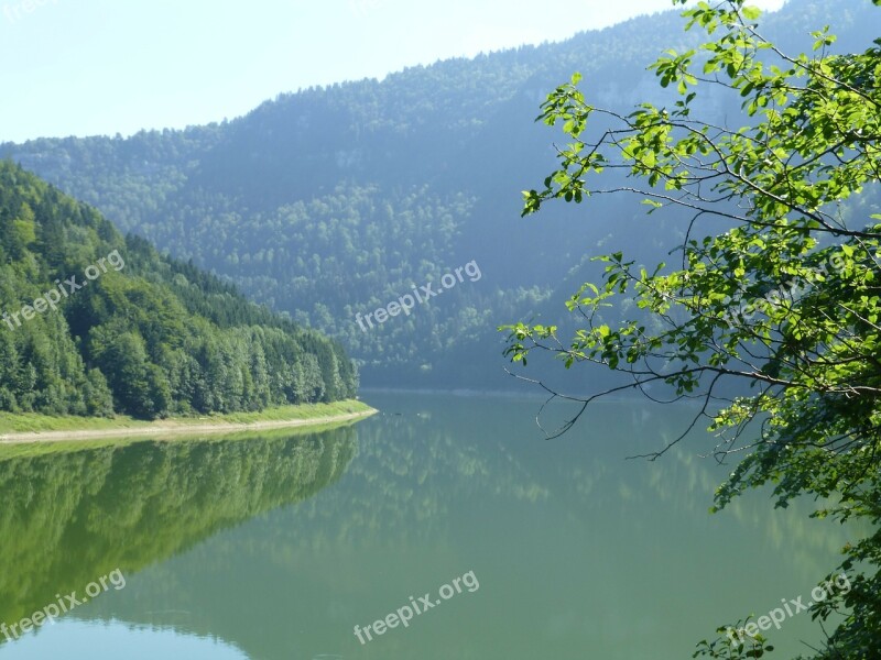 Nature Water Forest Landscape Jura