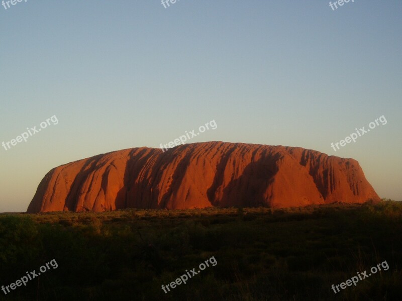 Australia Uluru Free Photos