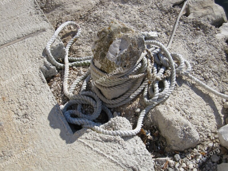 Mooring Knot Boat Pier Free Photos