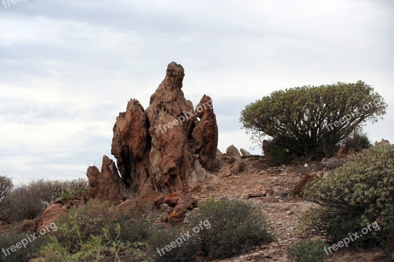 Tenerife Landscape Rock Stones Bizarre