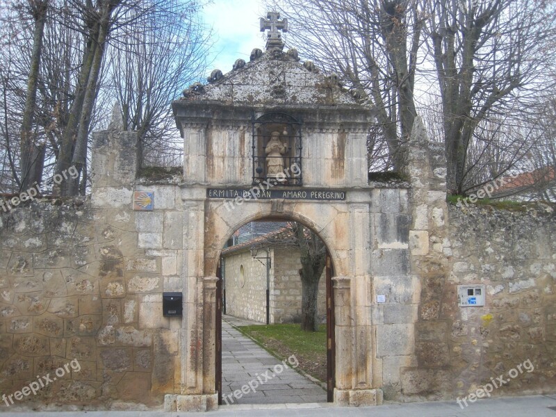 Burgos Spain Wall Stone Doorway