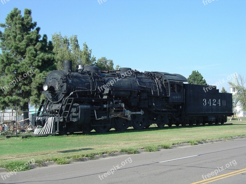 Steam Locomotive Locomotive Trains Railroad Coal