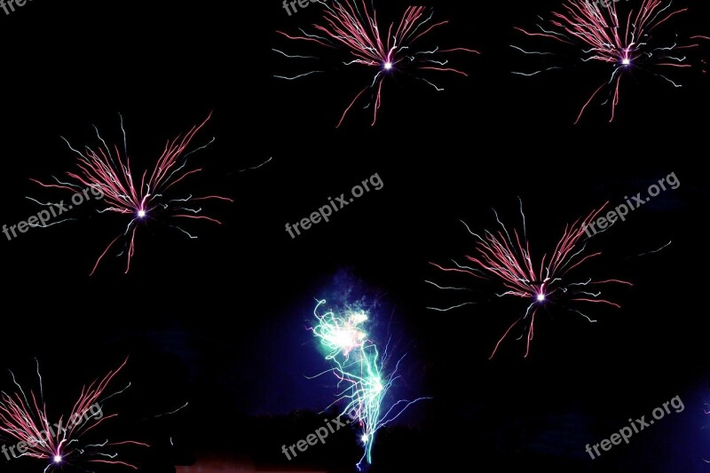 Fireworks Object Holiday New Year' Eve Celebration