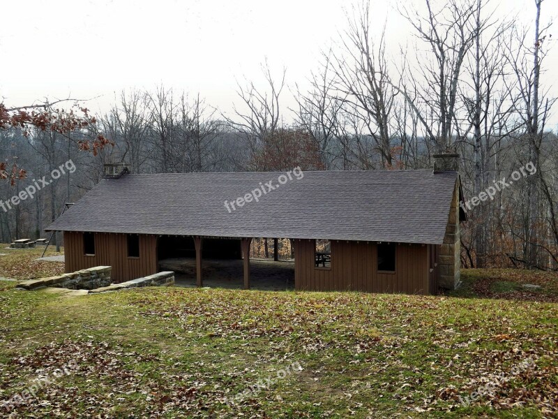 Shelter House Beanblossom Lake Morgan Monroe State Forest