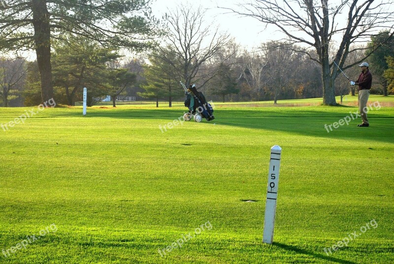 Marker Yard Golf Course Golfer