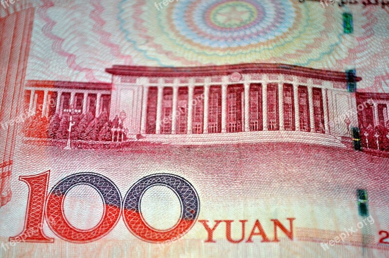 Yuan Rmb Currency Chinese Backside