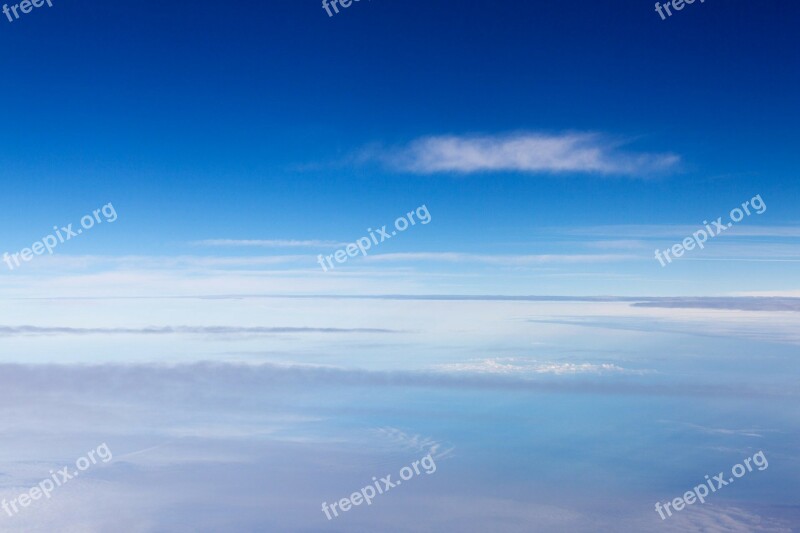 Above Aerial Air Atmosphere Background