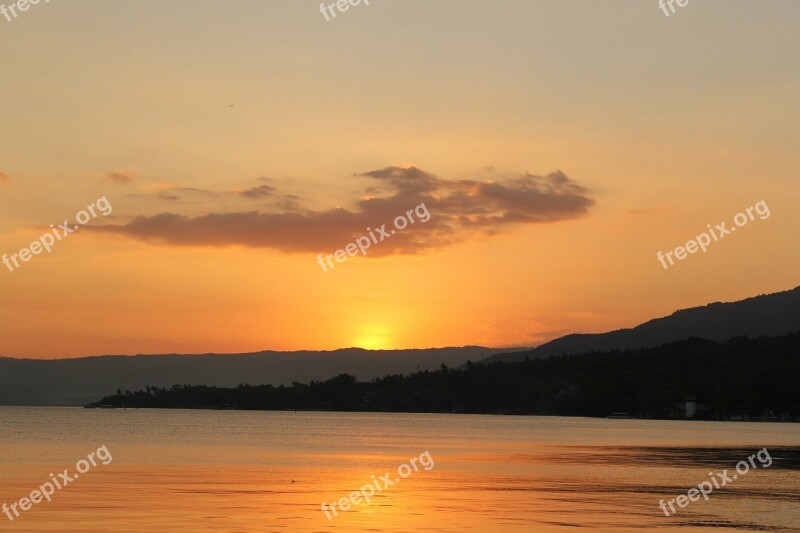 Sunset Clouds Nature Cloudy Sunlight