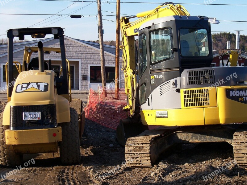 Heavy Equipment Construction Equipment Construction Site Work Site Backhoe