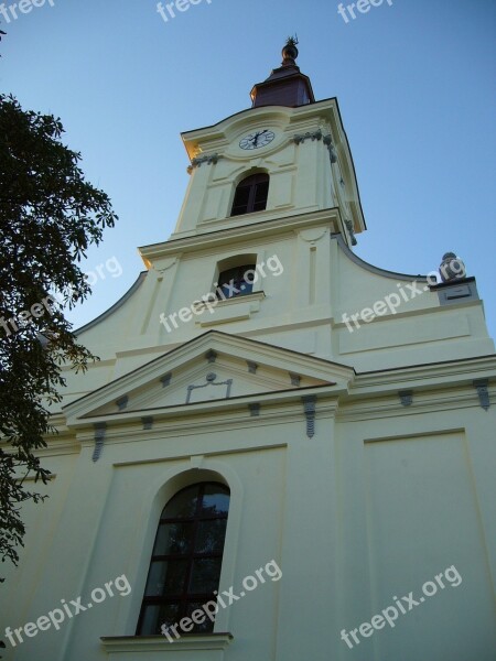 Church Sky Blue Tower Hour S