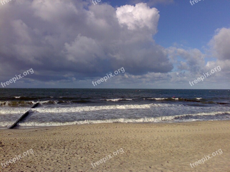 Baltic Sea Warnemünde Beach Free Photos