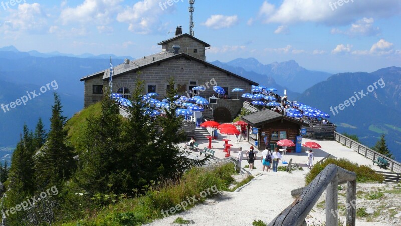 Kehlsteinhaus Bayern Panorama Free Photos