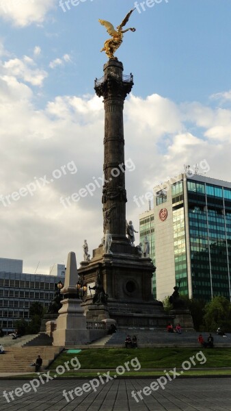 Angel Of Independence Mexico Monument National Paseo De La Reforma