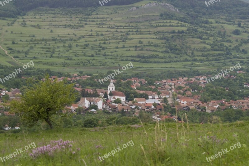 Romania Transylvania Erdély Torockó Landscape