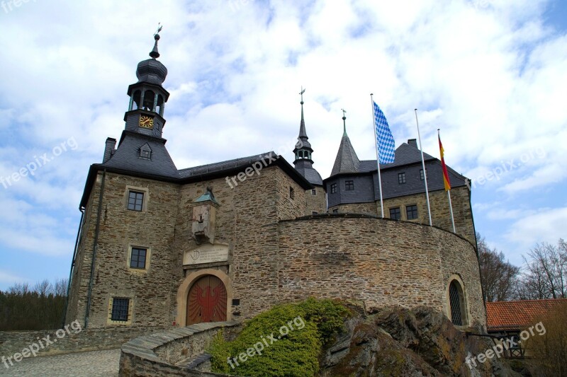 Castle Sky Clouds Historical Landmark