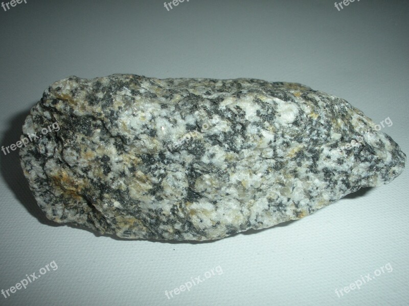 Stone Granite Minerals Grey Rock