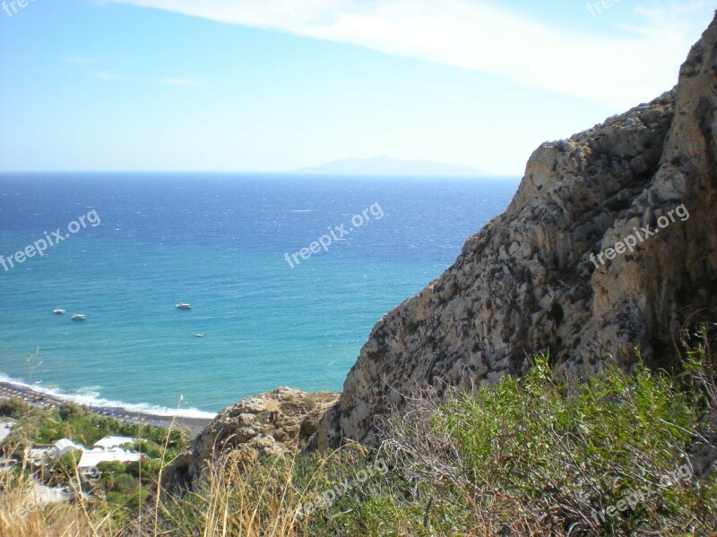 Santorini Greek Island Greece Marine Free Photos