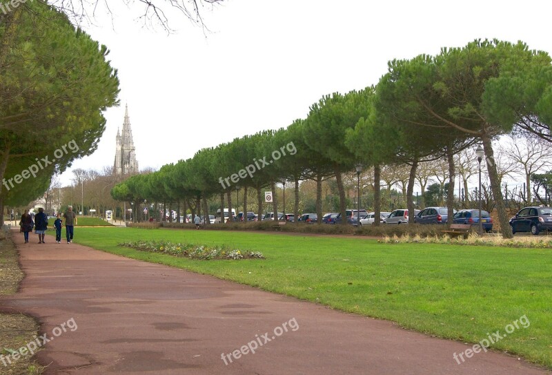 La Rochelle France City Park Plaza