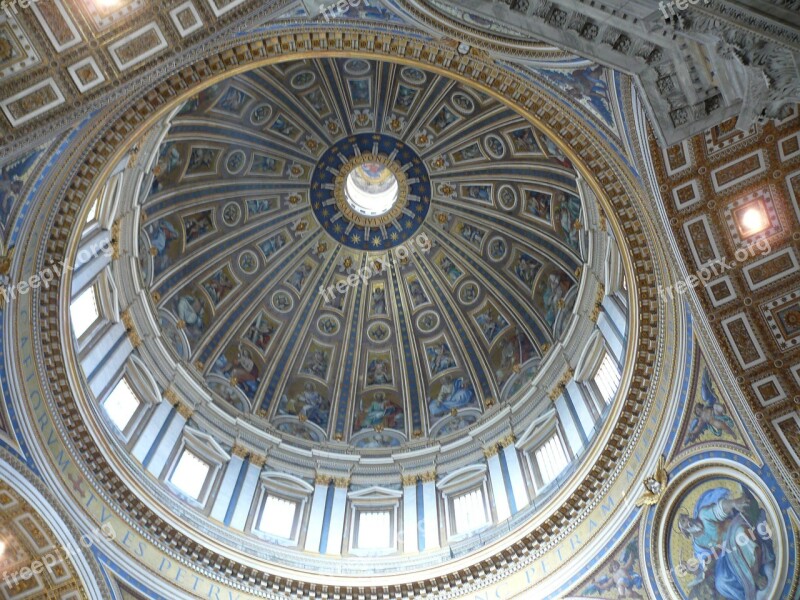 The Vatican Cathedral Of St Peter Rome The Basilica Church