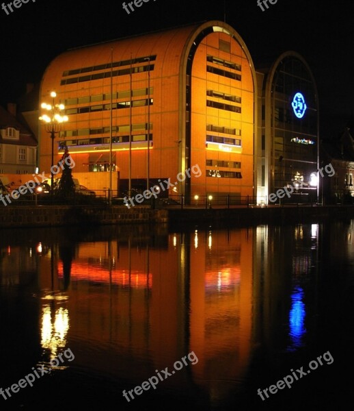 Buildings Architecture Night Evening Water