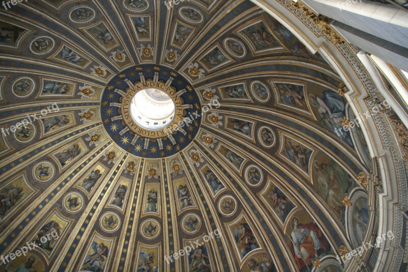 Vatican St Peter's Basilica Dome Free Photos