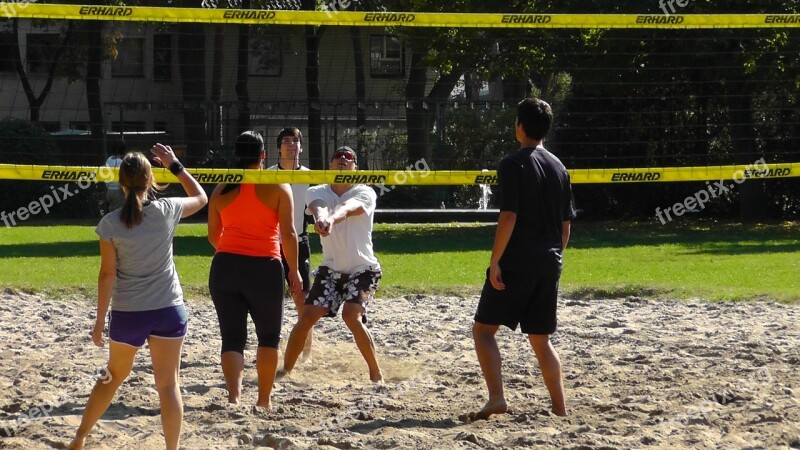 Volleyball Sport Ball Play Beach Volley