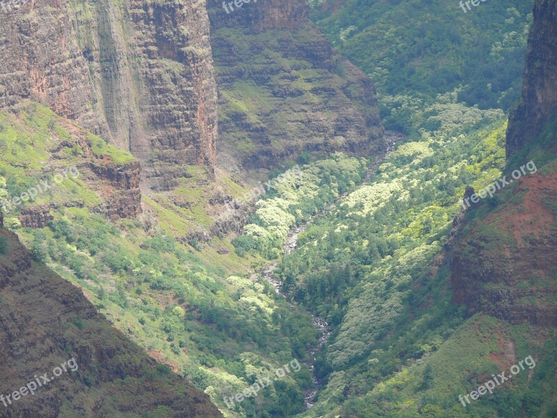 Kauai Hawaii Island Nature View