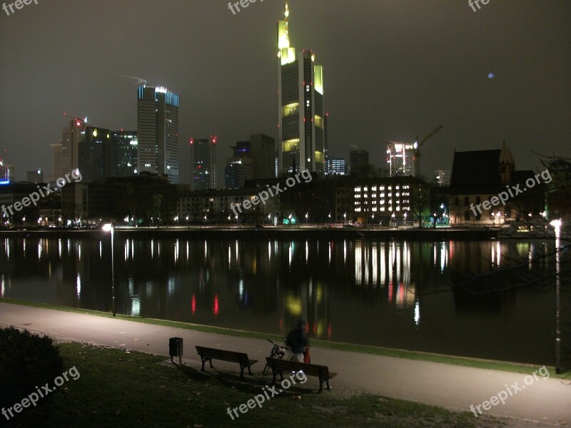 Frankfurt Germany City Cities Water