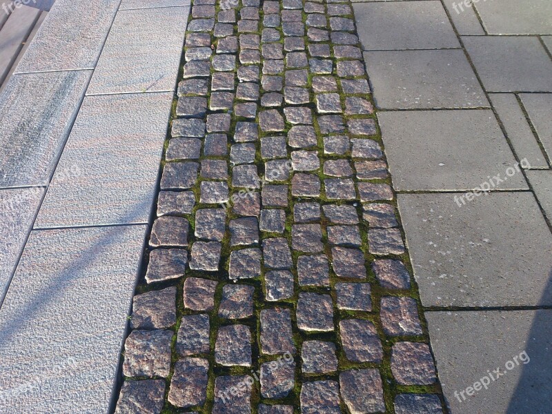 Cobblestone Tile Texture Pattern Gray