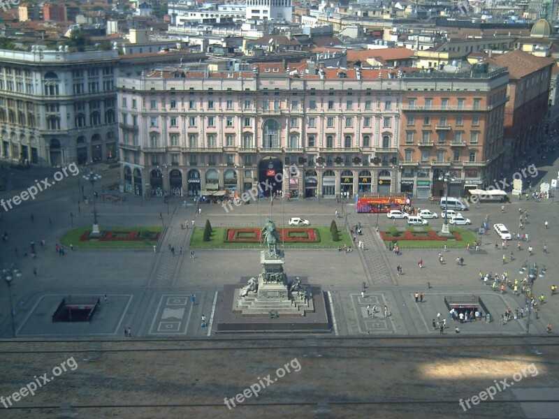 Plaza Duomo Milano Free Photos