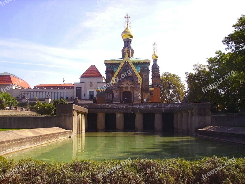 Orthodox Church Spires Buildings Architecture Religion