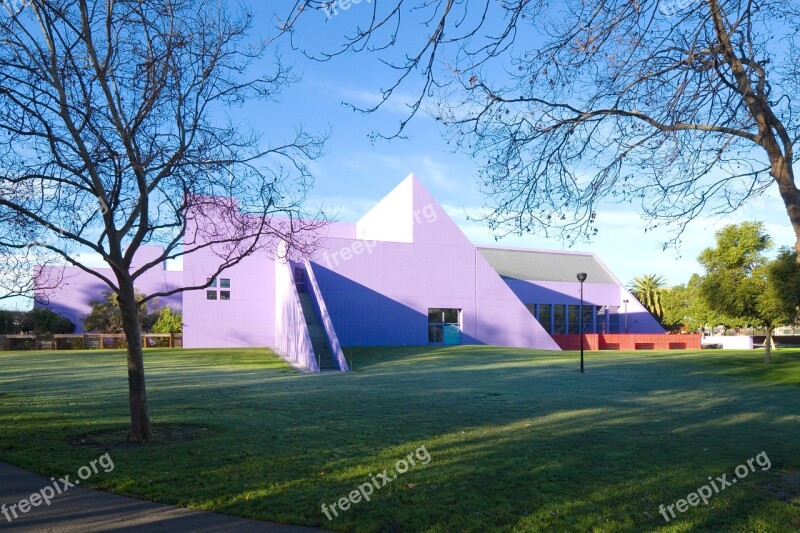 Discovery Museum Building Architecture Colorful Vibrant