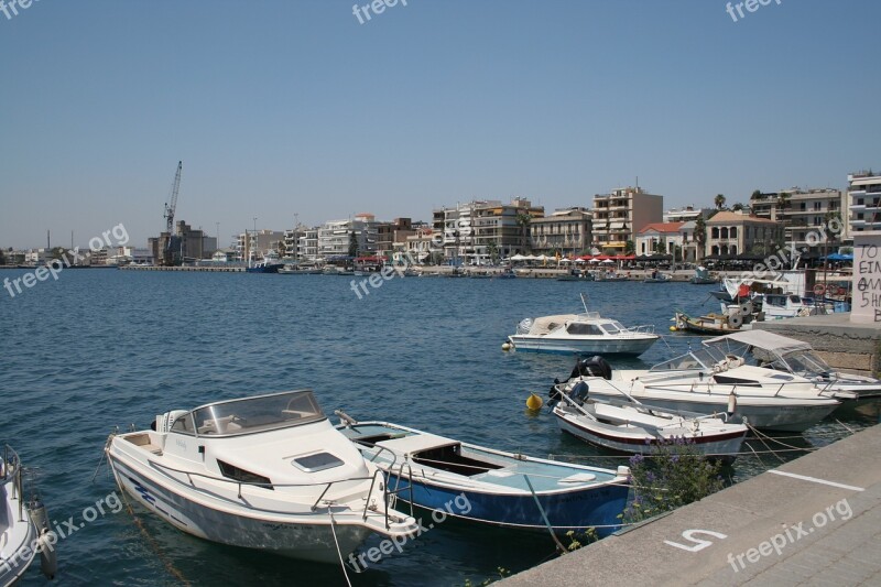 Url Port Fishing Boat Water Greece