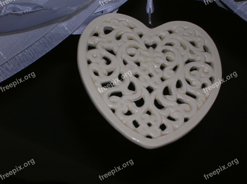 Heart Love Stone Heart Openwork Happiness