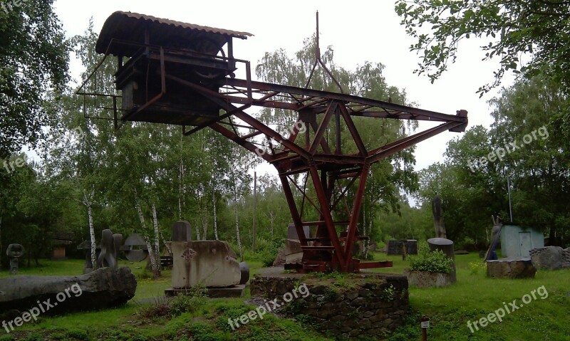 Nature Old Cranes Museum Wreck Decay