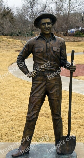 Worker Oil Field Oklahoma Oklahoma City