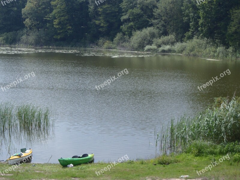 River Obra Landscape Poland Kayaks