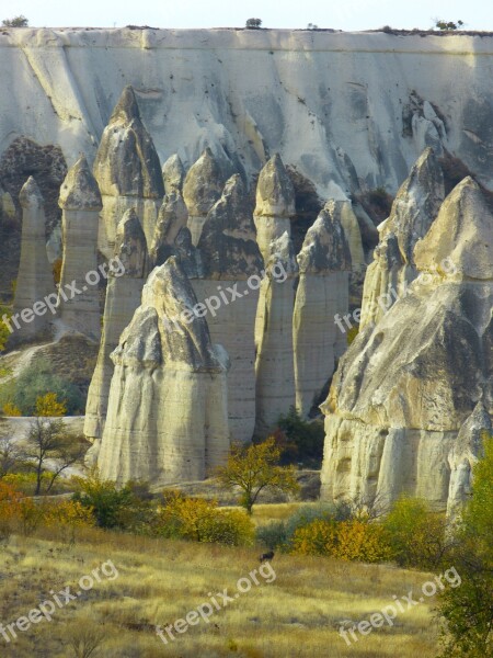 Fairy Chimneys Tufa Rock Formations Cappadocia Landscape