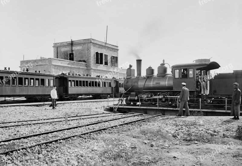 Locomotive Steam Locomotive Railway Station Railway Rails